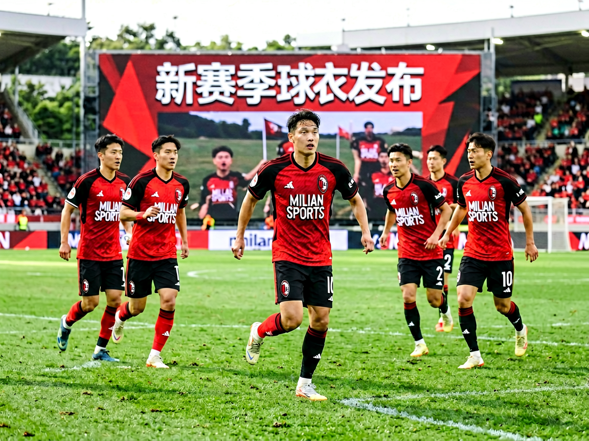 AC米兰新赛季球衣发布，红黑经典配色亮相